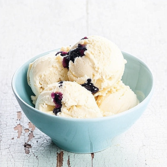 Vanilla Blueberry Crumble